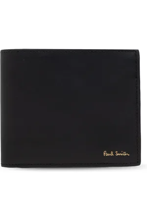 Paul Smith Homme, Accessoires, Noir, Taille: ONE Size Portefeuille Pliable avec Logo