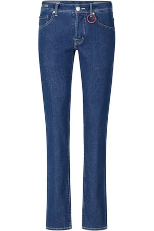 sartoria tramarossa Homme, Jeans, Bleu, Taille: W38 Jean Slim-Fit avec Mousqueton
