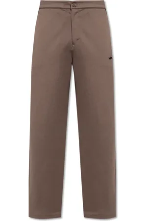adidas Homme, Pantalons, Brun, Taille: M Pantalon avec application en forme de logo