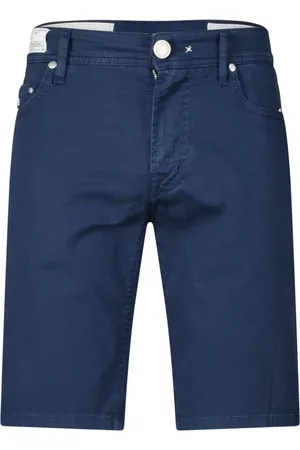 sartoria tramarossa Homme, Shorts, Bleu, Taille: W34 Shorts Slim-Fit Classiques