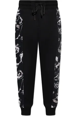 VERSACE Homme, Pantalons, Noir, Taille: XS Pantalons de survêtement