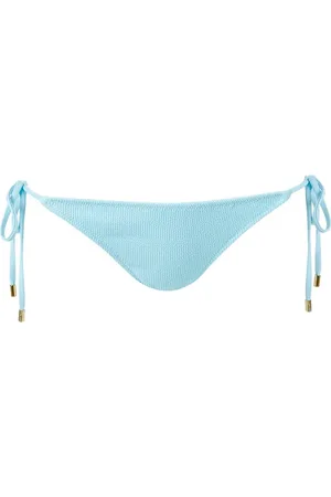 Melissa Odabash Femme, Maillots de bain, Bleu, Taille: 36 FR Bas de bikini à côtes à nouer Sky Ridges