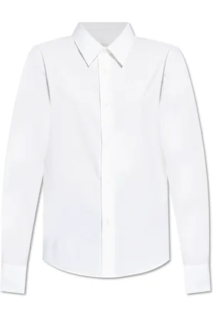 Ami Femme, Blouses et Chemises, Blanc, Taille: 40 FR Chemise avec logo
