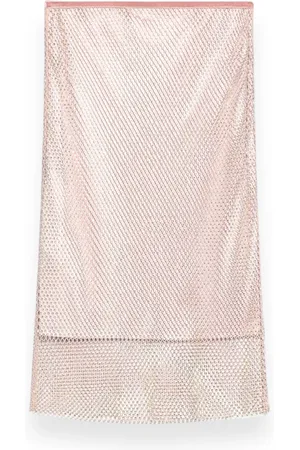Sportmax Femme, Jupes, Rose, Taille: 40 FR Jupe Florale Zinnia