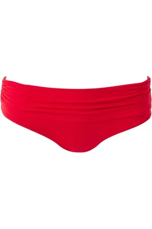 Melissa Odabash Femme, Maillots de bain, Rouge, Taille: 40 FR Bas de Bikini Rouge à Volants