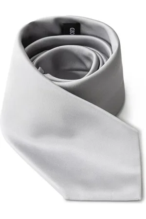 Giorgio Armani Homme, Accessoires, Gris, Taille: ONE Size Cravate en Soie et Papillon