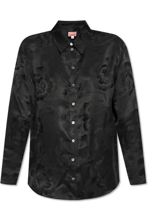 Kenzo Femme, Blouses et Chemises, Noir, Taille: 38 FR Chemise à Motif Floral
