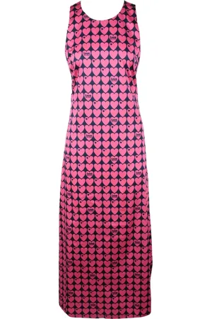 Moschino Femme, Robes, Rose, Taille: 36 FR Robe en coton et élasthanne pour femmes