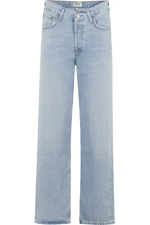 AGOLDE Femme, Jeans, Bleu, Taille: W26 Jean Baggy Taille Haute
