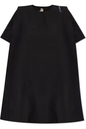 Marni Femme, Robes, Noir, Taille: 34 FR Robe ample en coton