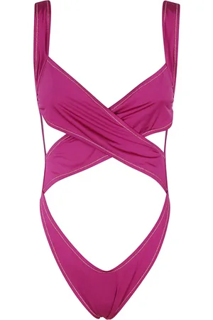 Reina Olga Femme, Maillots de bain, Violet, Taille: 40 FR Collection de Maillots Élégants