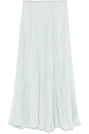FORTE FORTE Femme, Jupes, Bleu, Taille: 38 FR Jupe Plissée Saragon