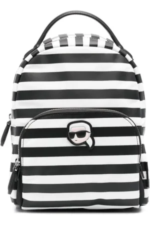 Karl Lagerfeld Femme, Sacs, Noir, Taille: ONE Size Ikon Nylon SAC À DOS