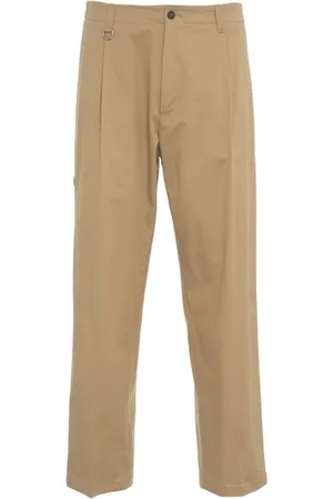 Paolo Pecora Homme, Pantalons, Brun, Taille: L Pantalon Chino Marron Coupe Élégante