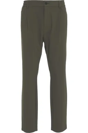 CRUNA Homme, Pantalons, Vert, Taille: XL Pantalon Vert Tapered Fit Mitte