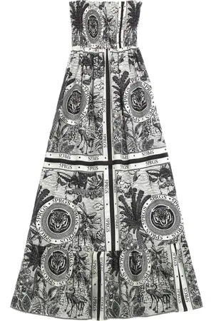 5 PROGRESS Femme, Robes, Multicolore, Taille: 38 FR Robes Blanches pour Femmes