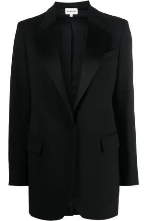 P.A.R.O.S.H. Femme, Vestes, Noir, Taille: 36 FR Veste Noire 013