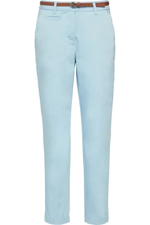 Comma, Femme, Pantalons, Bleu, Taille: 40 FR Pantalon slim fit longueur cheville avec jambe fuselée