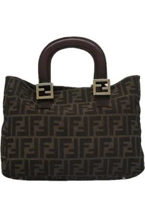 Fendi Femme, Pre-owned, Brun, Taille: ONE Size Pre-owned Toile sacs-main