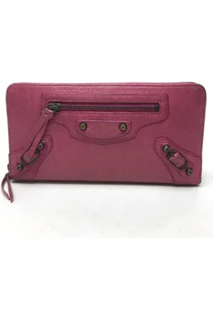 Balenciaga Femme, Pre-owned, Rose, Taille: ONE Size Pre-owned Cuir petite-maroquinerie