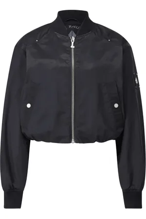 Moose Knuckles Femme, Vestes, Noir, Taille: 36 FR Bomber Rouge avec Col en College