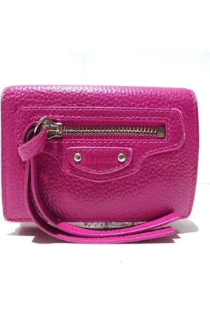 Balenciaga Femme, Pre-owned, Rose, Taille: ONE Size Pre-owned Cuir petite-maroquinerie