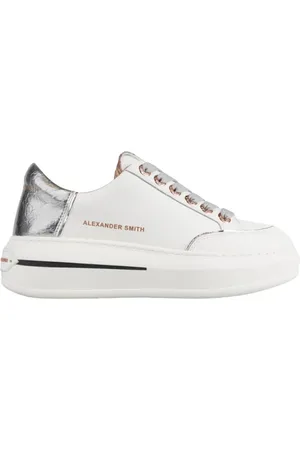 Alexander Smith Femme, Chaussures, Blanc, Taille: 37 EU Femme Blanc Argent