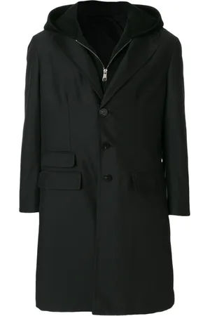 Neil Barrett Homme, Manteaux, Noir, Taille: M Manteau Classique Noir