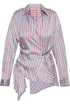 Diesel Femme, Blouses et Chemises, Bleu, Taille: 36 FR Chemise C-Razy