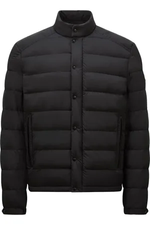 Moncler Homme, Vestes, Noir, Taille: 3XL Doudoune Noire Classique avec Fermeture Éclair