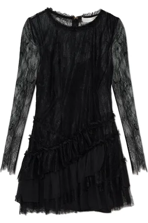 LOVESHACKFANCY Femme, Robes, Noir, Taille: 38 FR Robe Amberlrigh