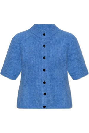 Gestuz Femme, Pulls, Bleu, Taille: 38 FR Cardigan Alpha