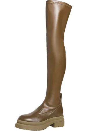 J.W.Anderson Femme, Chaussures, Brun, Taille: 39 EU Bottes Hautes Vert Militaire
