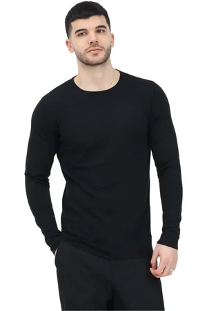 SELECTED Homme, Pulls, Noir, Taille: L Pull col rond noir Essential