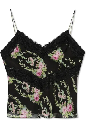 LOVESHACKFANCY Femme, Tops, Noir, Taille: 42 FR Top Brimsley