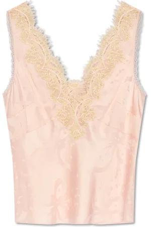 LOVESHACKFANCY Femme, Tops, Rose, Taille: 38 FR Top Adette