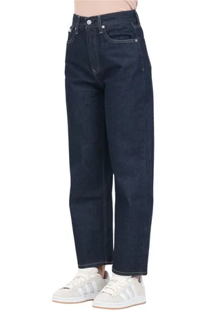 Calvin Klein Femme, Jeans, Bleu, Taille: W27 Jean coupe droite en denim foncé