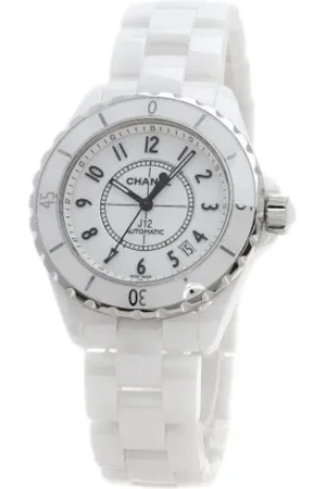 CHANEL Homme, Pre-owned, Blanc, Taille: ONE Size Pre-owned Verre montres