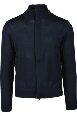 Paul & Shark Homme, Pulls, Bleu, Taille: L Cardigan en Laine Classique