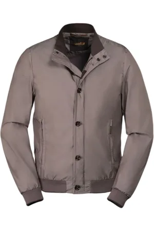 MOORER Homme, Vestes, Brun, Taille: M Iridescent Taffeta Bomber Jacket