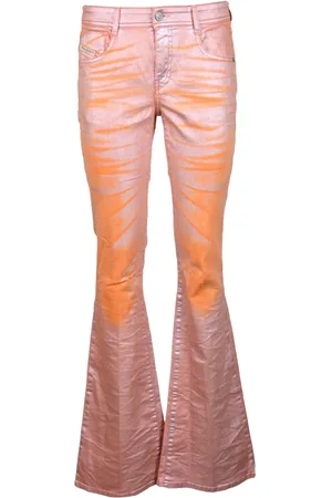 Diesel Femme, Jeans, Rose, Taille: W29 Jean Coton Élasthanne