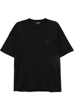 Giorgio Armani Homme, Tops, Noir, Taille: XL T-shirt noir pour homme