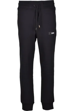 VERSACE Homme, Pantalons, Noir, Taille: M Pantalon Mode en Coton
