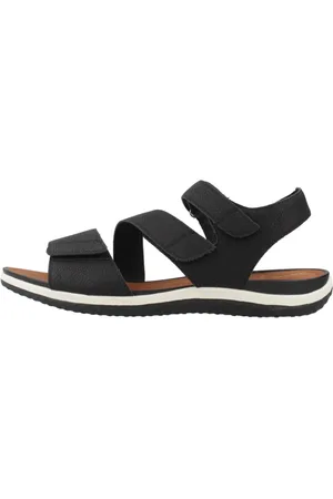 Geox Femme, Chaussures, Noir, Taille: 40 EU Sandales Plates Vega