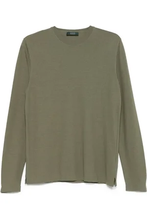ZANONE Homme, Tops, Vert, Taille: 2XL Pulls Verts pour Hommes