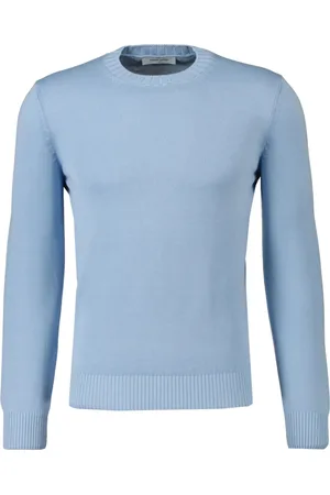 Gran Sasso Homme, Pulls, Bleu, Taille: 3XL Pull Bleu Clair