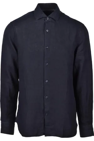 Tommy Hilfiger Homme, Chemises, Bleu, Taille: S Chemise en lin