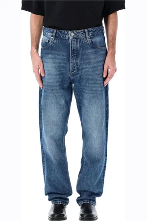 STUDIO NICHOLSON Homme, Jeans, Bleu, Taille: L Pantalon Denim Classique Indigo Ss25