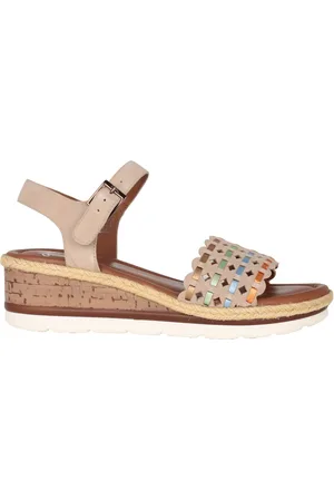 ARA Femme, Chaussures, Multicolore, Taille: 42 EU Sandale confortable beige pour femme