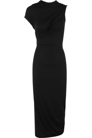 Helmut Lang Femme, Robes, Noir, Taille: 38 FR Robe Sans Manches Vent